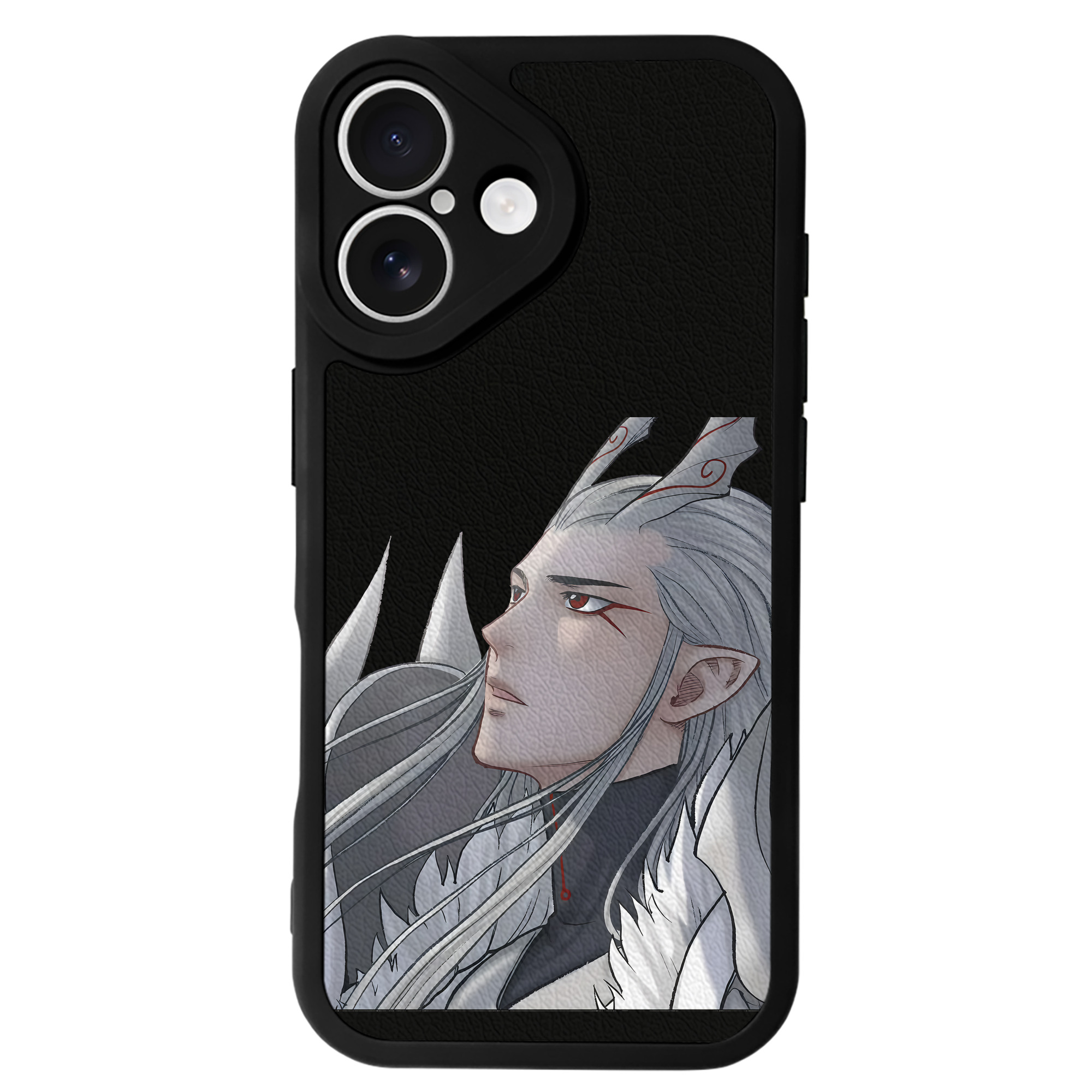 （画像用） Ne Zha 2 ナタ 魔童の大暴れ 【iPhone 16シリーズ対応】シリコンスマホケース（レザー調） 材質：シリコン